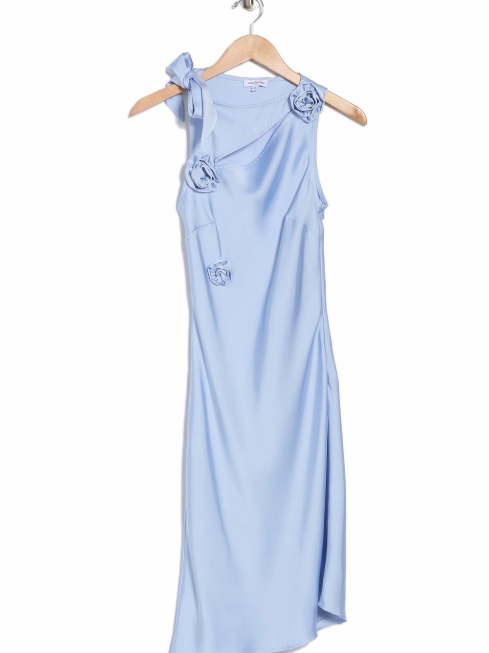 Area Stars Rose Slip Midi Dress